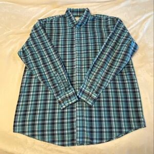 WRANGLER / Riata Lightweight Long Sleeve Button Down Size L
